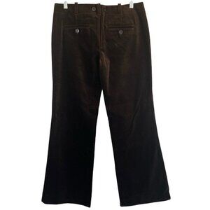 VINCE. Velour Dream Trouser — Wide-Leg Luxe in Cocoa Brown Size 8